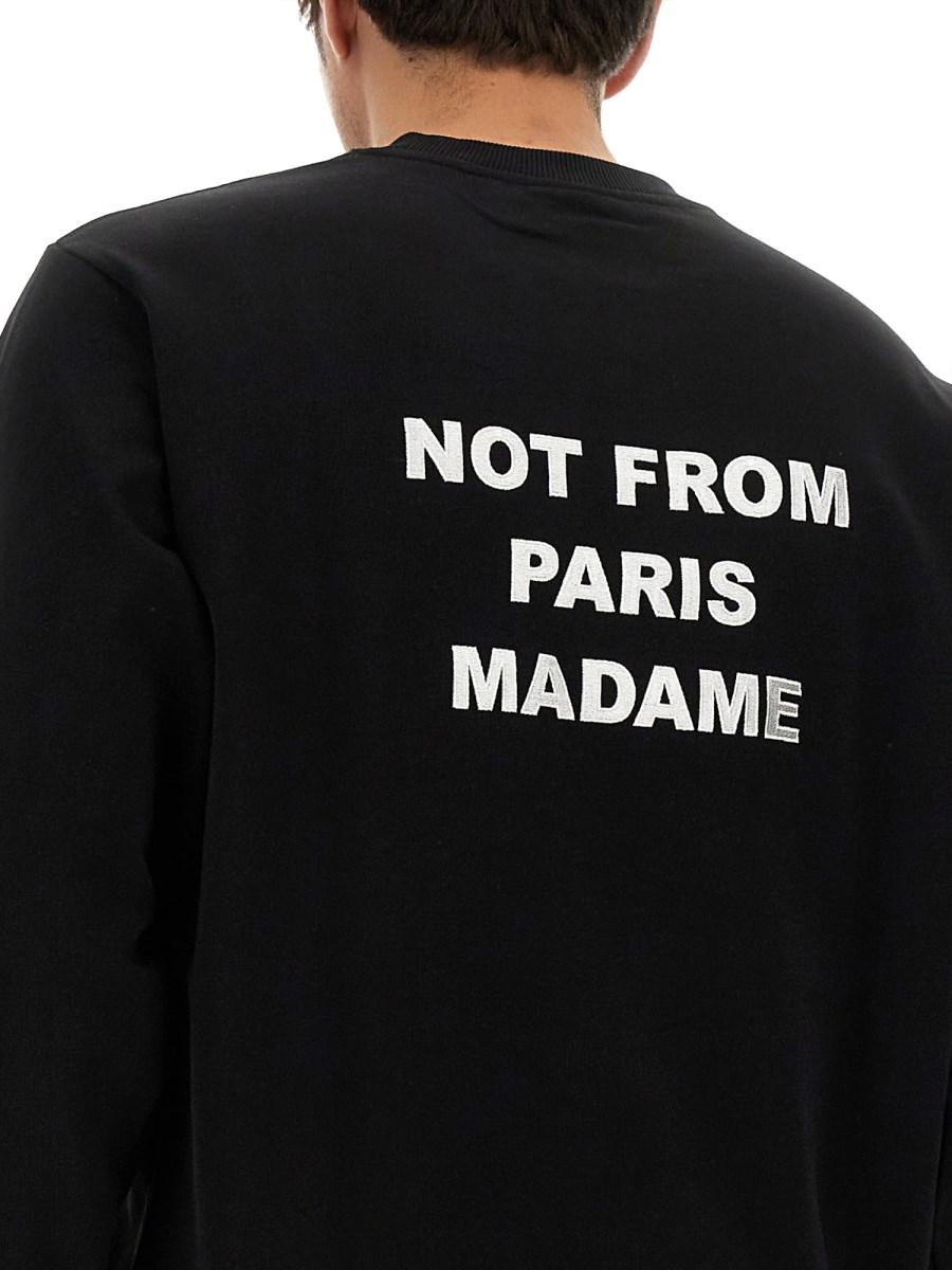 DRÔLE DE MONSIEUR FELPA SLOGAN IN COTONE
