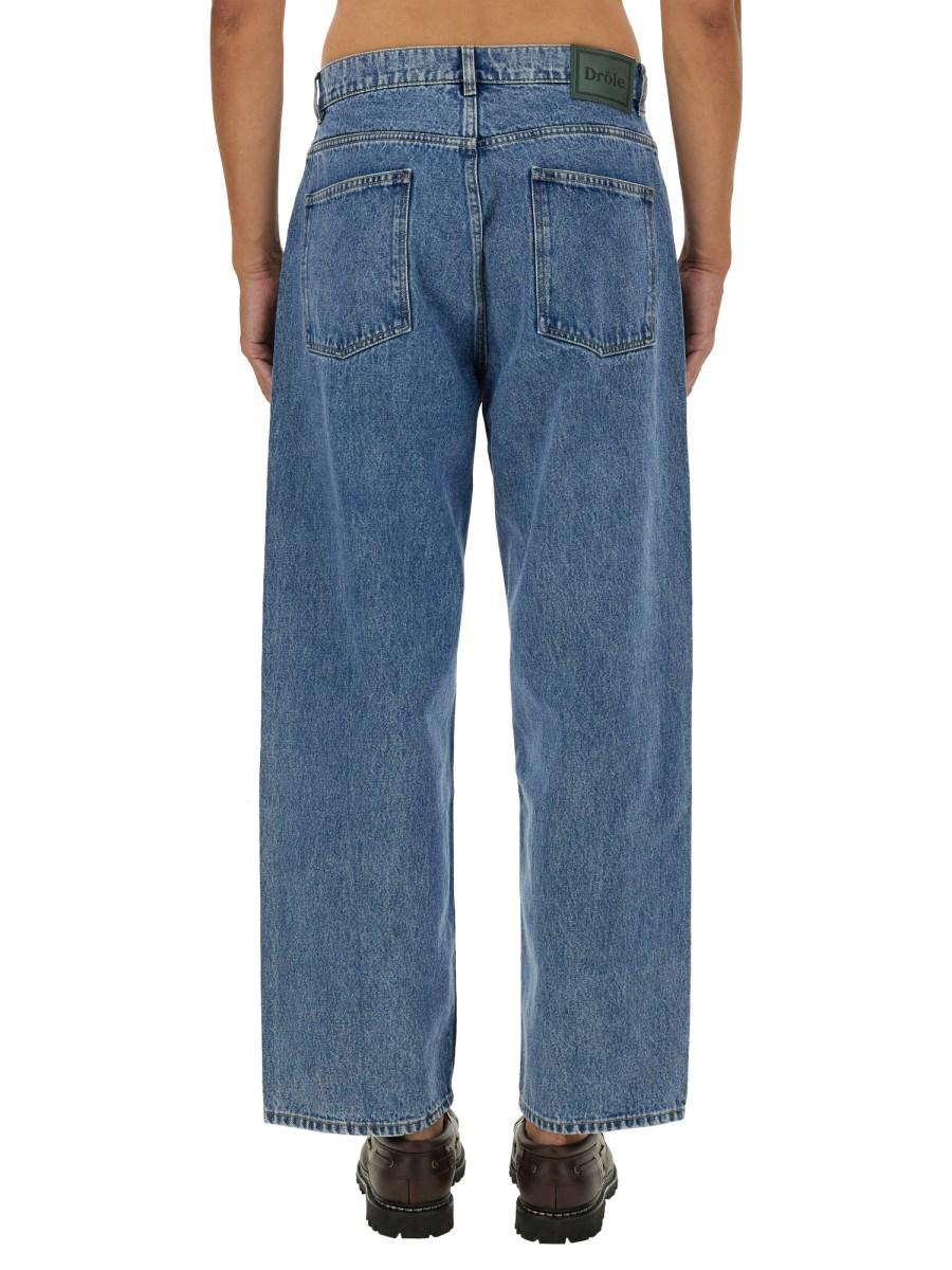 DRÔLE DE MONSIEUR JEANS BAGGY IN DENIM DI COTONE