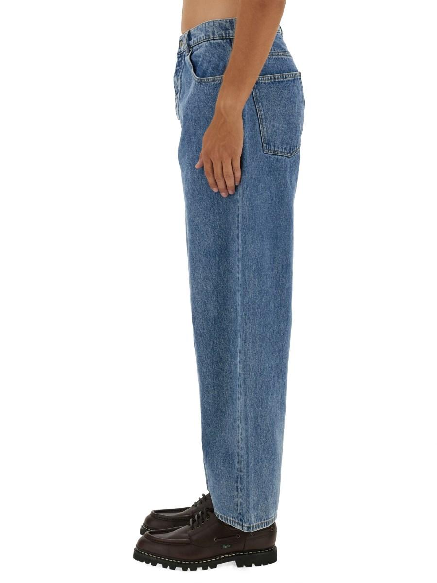 DRÔLE DE MONSIEUR JEANS BAGGY IN DENIM DI COTONE