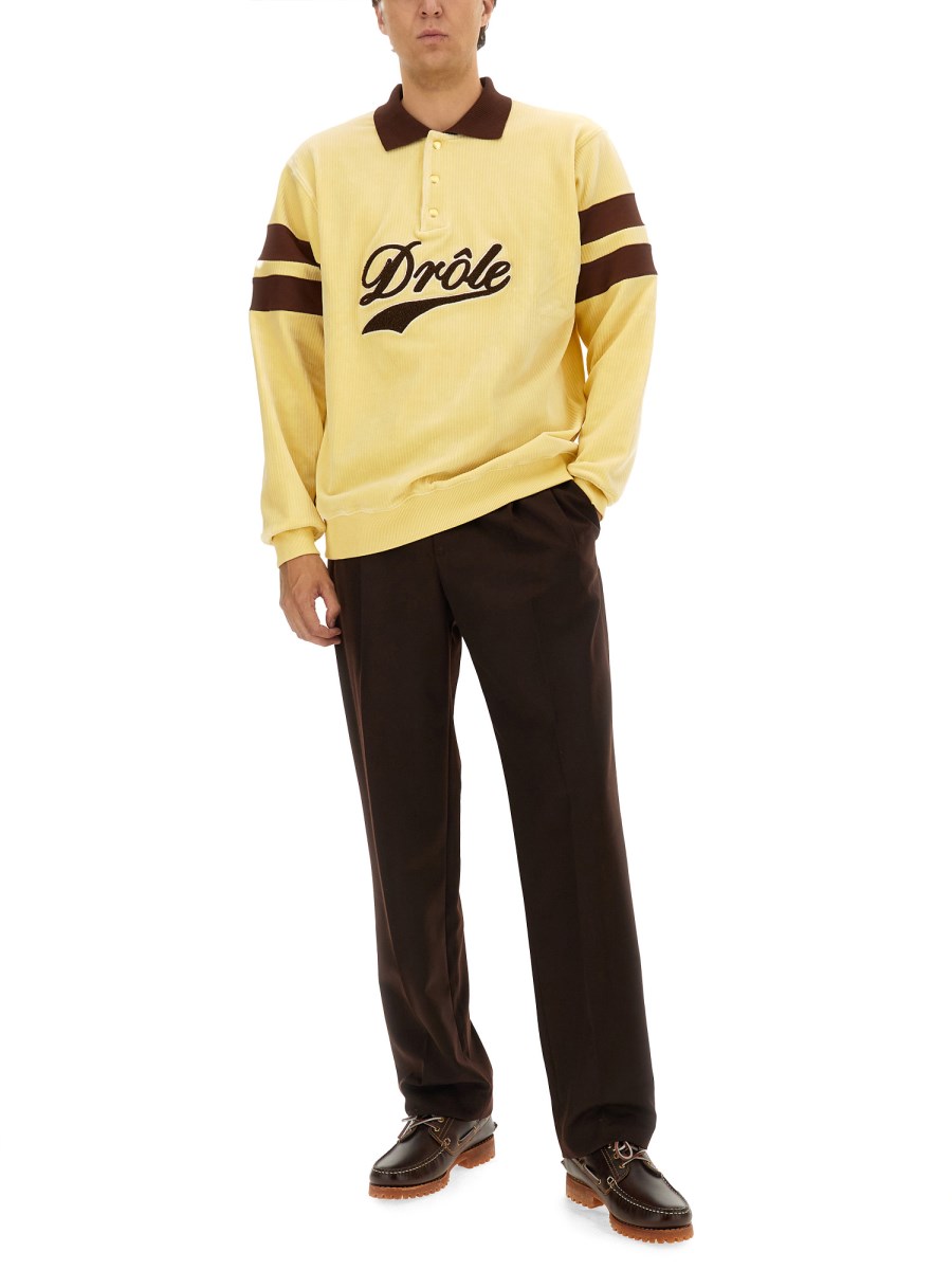 DRÔLE DE MONSIEUR PANTALONE GOLFEUR IN LANA