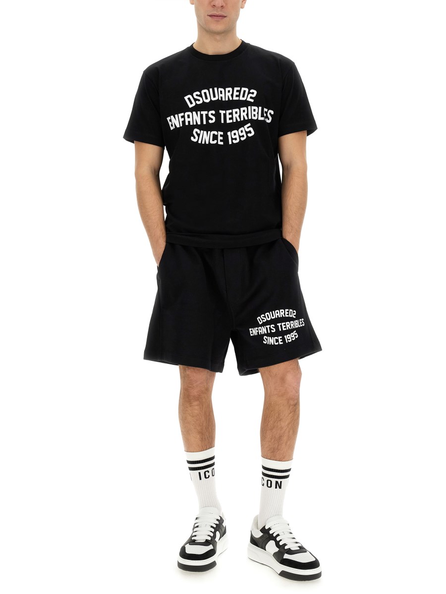 DSQUARED BERMUDA CON LOGO