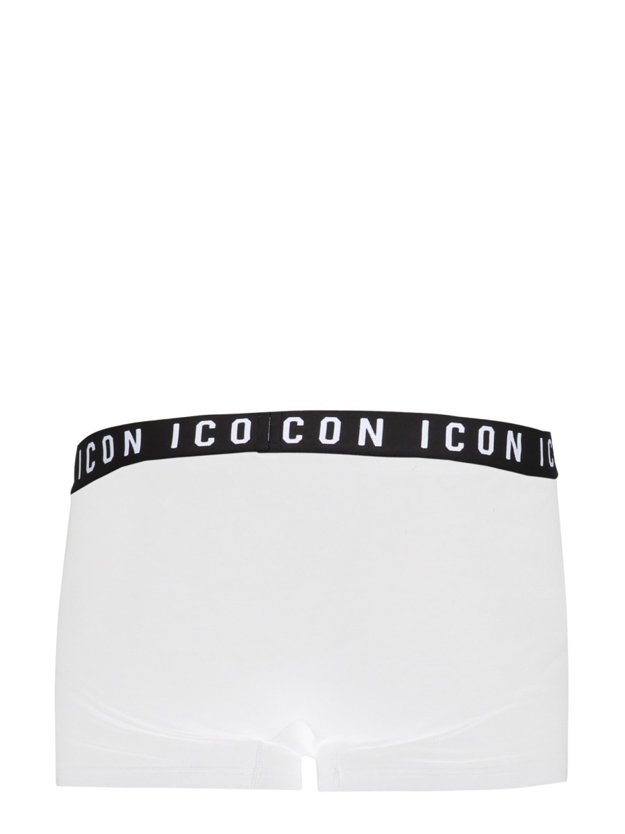 DSQUARED BOXER "ICON" IN COTONE