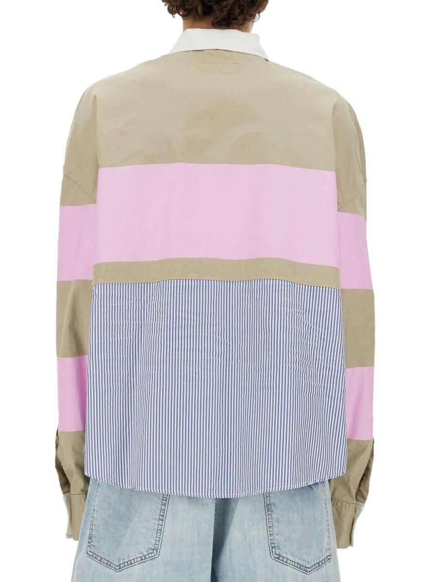 DSQUARED CAMICIA HYBRID OVERSIZE