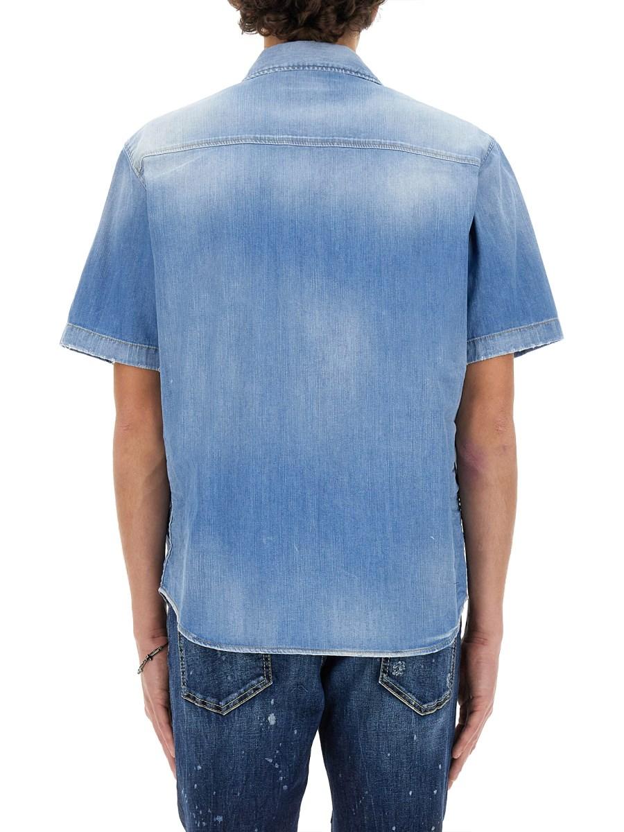 DSQUARED CAMICIA IN DENIM