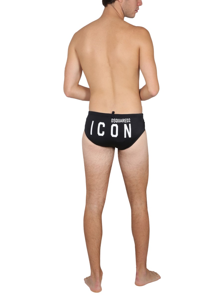 DSQUARED COSTUME DA BAGNO CON LOGO