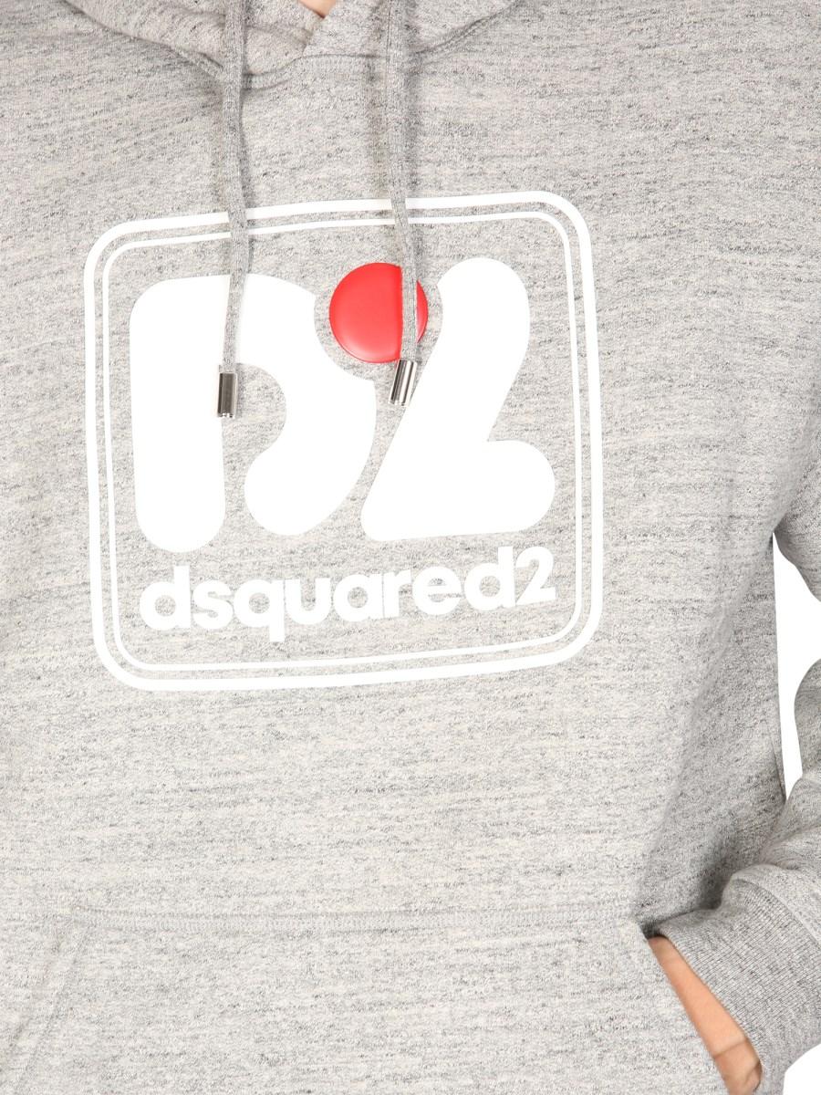 DSQUARED FELPA CAMO PATCH HERCA ANORAK IN COTONE