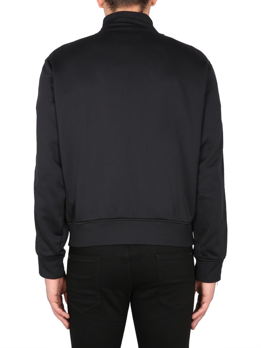 DSQUARED FELPA CON BANDA ICON IN TESSUTO TECNICO