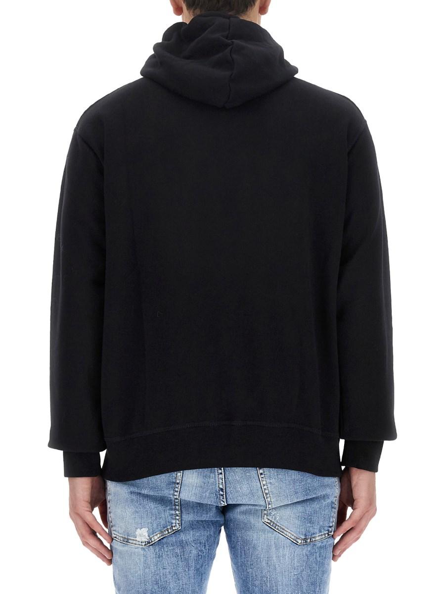 DSQUARED FELPA CON STAMPA LOGO