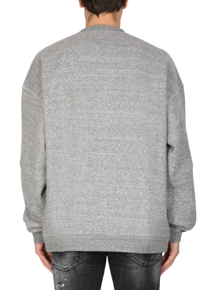 DSQUARED FELPA I LOVE D2 IN COTONE