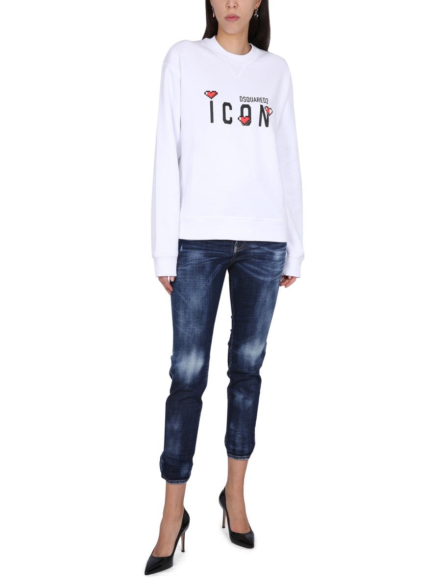 DSQUARED FELPA ICON GAME LOVER