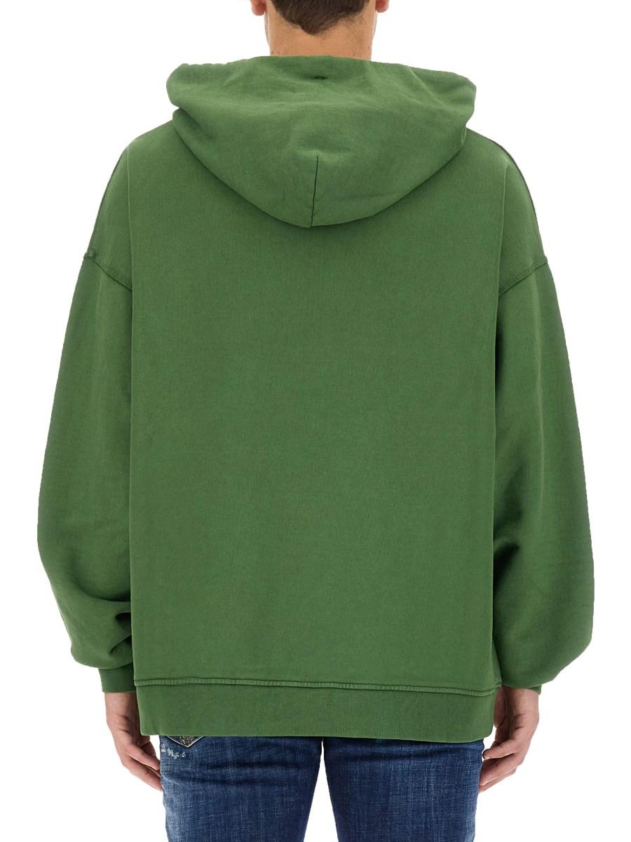 DSQUARED FELPA IN COTONE CON LOGO