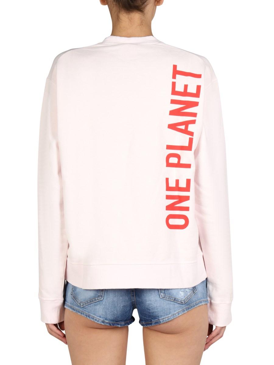 DSQUARED FELPA IN COTONE CON STAMPA LOGO