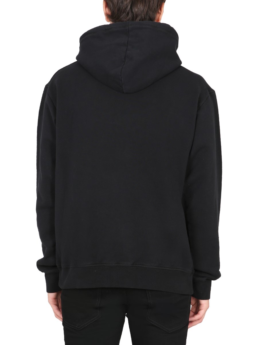 DSQUARED FELPA "LOVE" IN COTONE