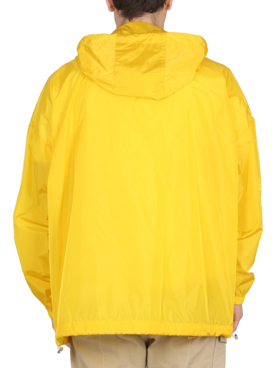 DSQUARED GIACCA IN NYLON CON PATCH LOGO