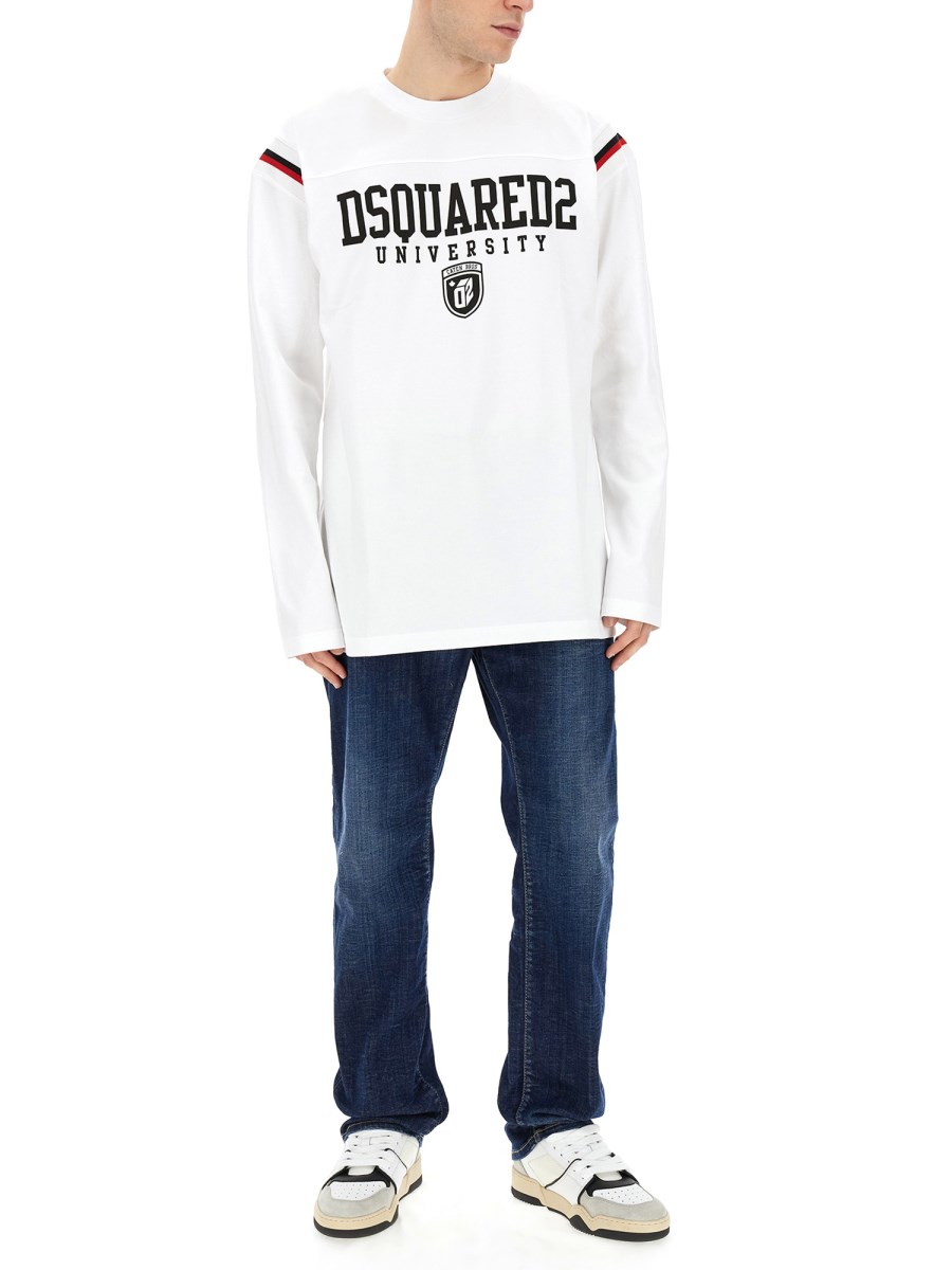 DSQUARED JEANS "642" IN DENIM DI COTONE