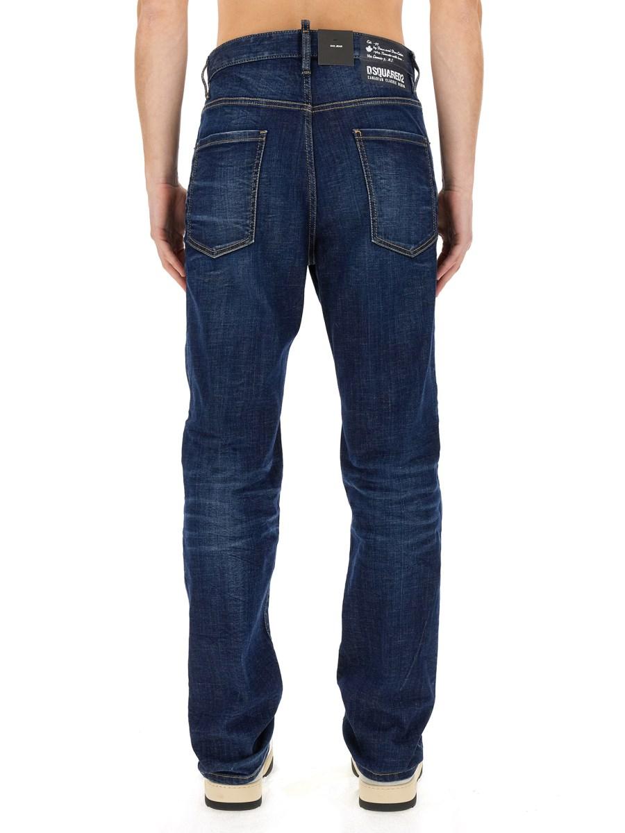 DSQUARED JEANS "642" IN DENIM DI COTONE