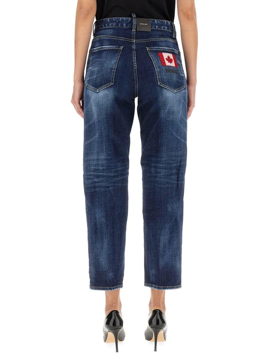 DSQUARED JEANS BOSTON IN DENIM DI COTONE
