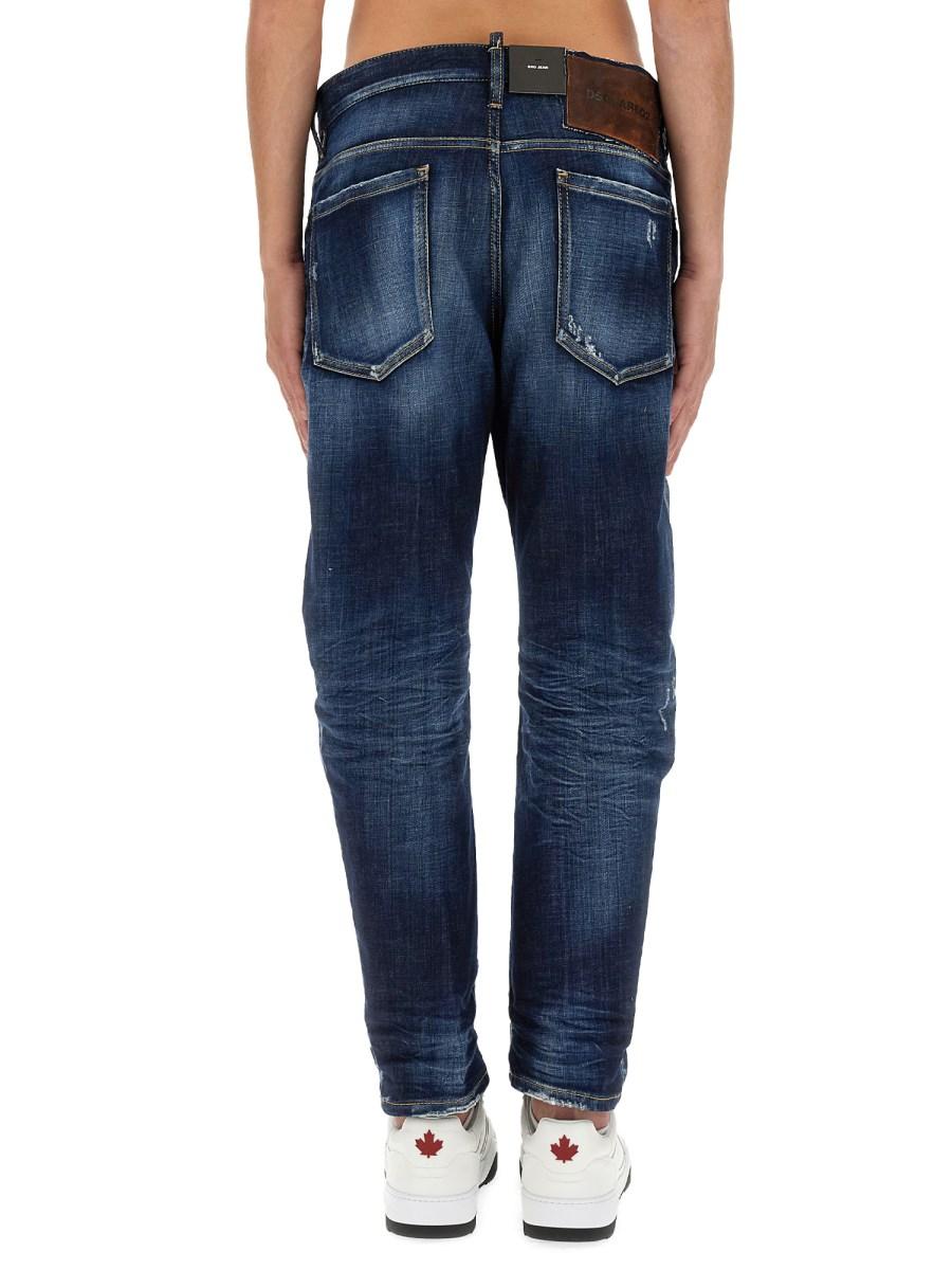 DSQUARED JEANS BRO IN DENIM DI COTONE