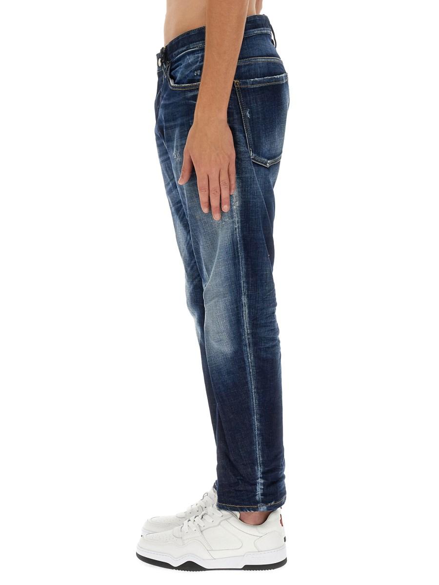 DSQUARED JEANS BRO IN DENIM DI COTONE