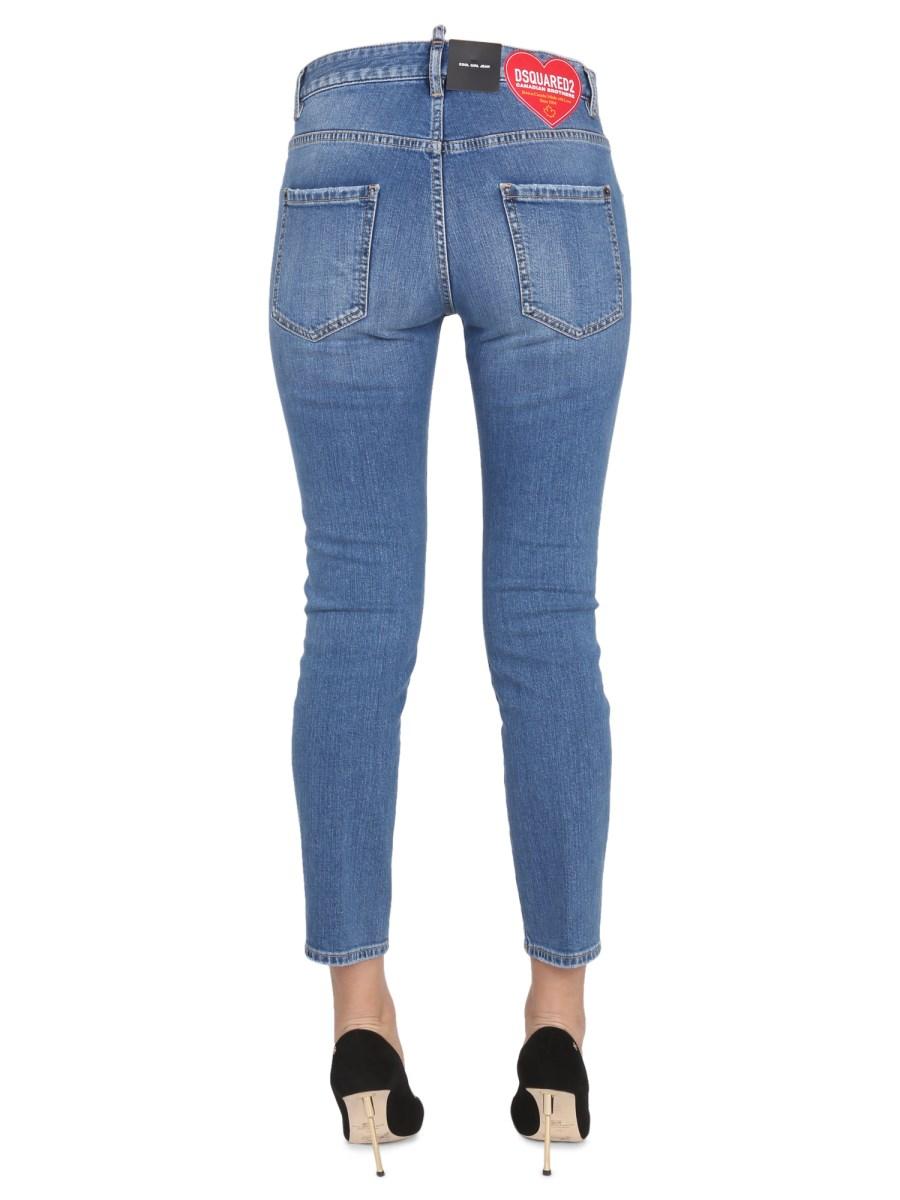 DSQUARED JEANS COOL GIRL IN DENIM DI COTONE
