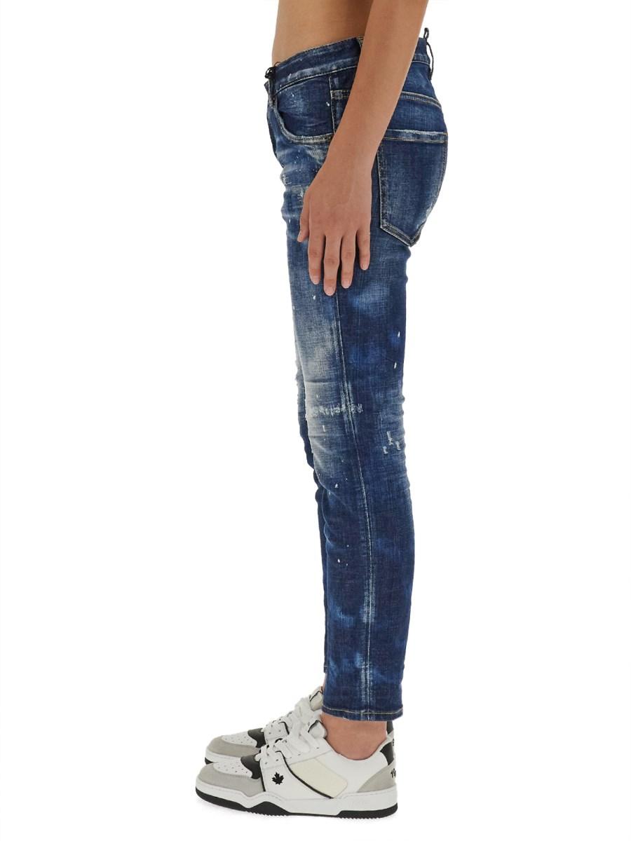 DSQUARED JEANS COOL GIRL IN DENIM DI COTONE