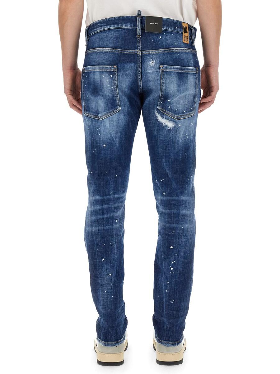 DSQUARED JEANS EFFETTO VERNICE
