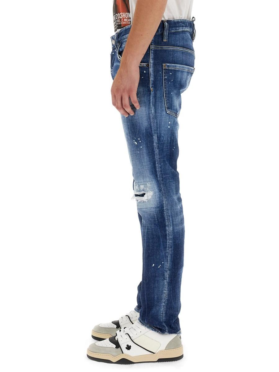 DSQUARED JEANS EFFETTO VERNICE