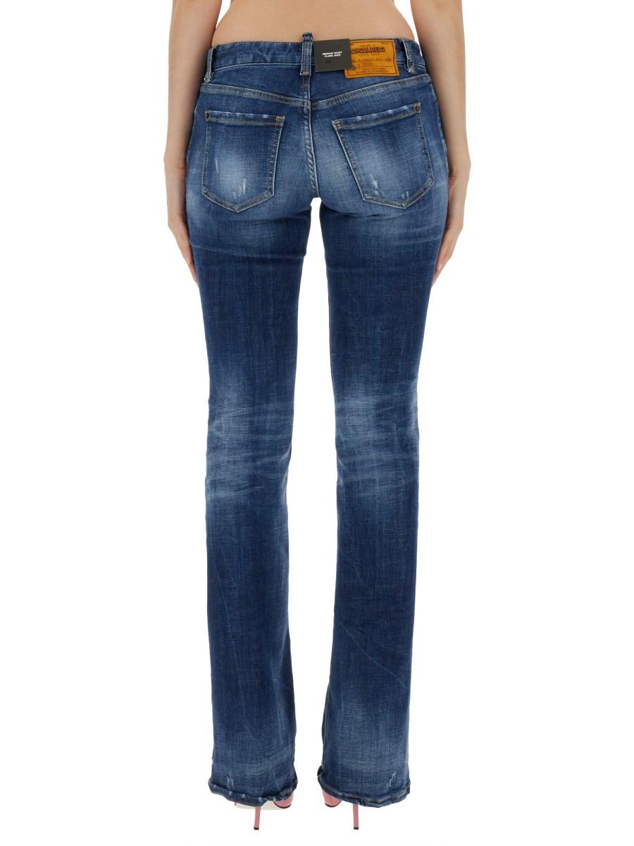 DSQUARED JEANS FLARE IN DENIM