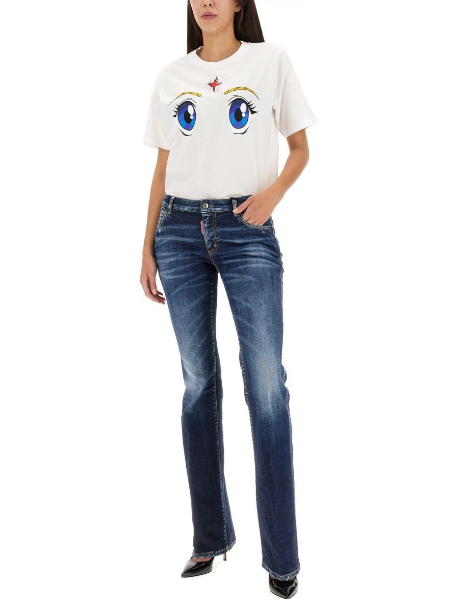 DSQUARED JEANS FLARE TWIGGY