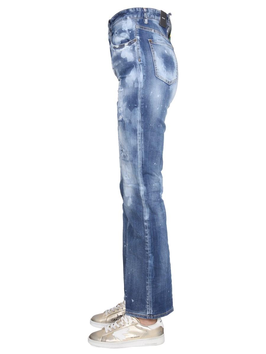 DSQUARED JEANS IN DENIM DI COTONE STRETCH
