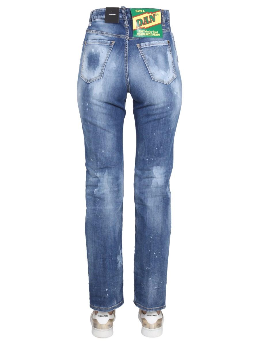 DSQUARED JEANS IN DENIM DI COTONE STRETCH