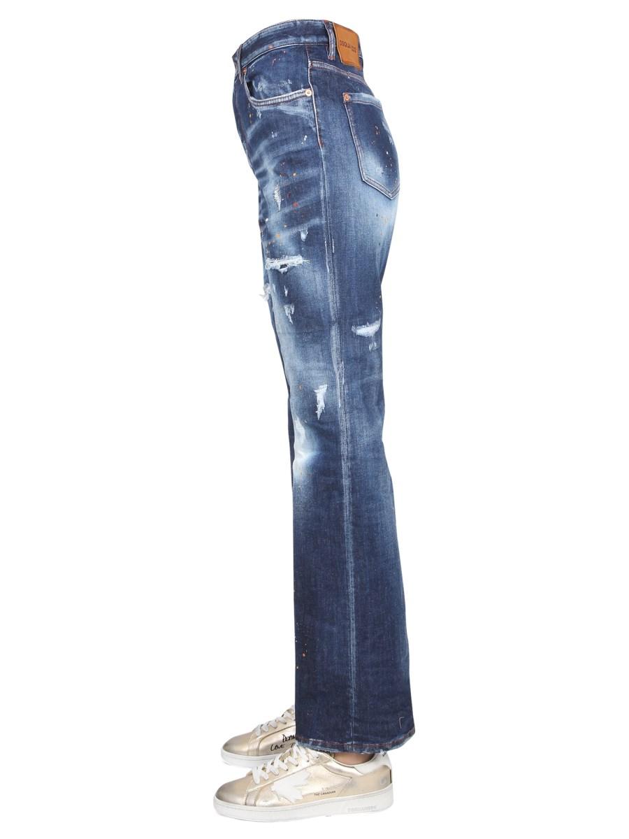 DSQUARED JEANS ROADIE IN DENIM DI COTONE
