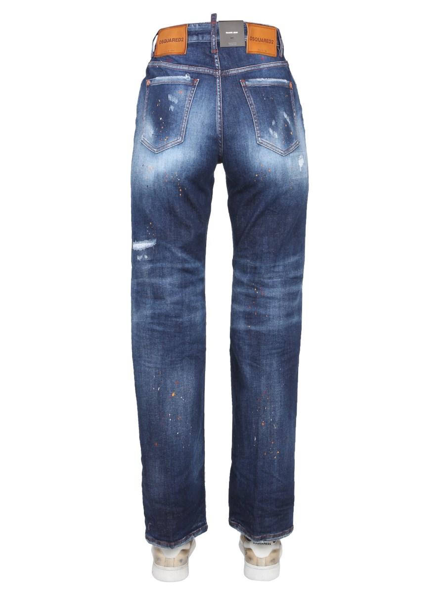 DSQUARED JEANS ROADIE IN DENIM DI COTONE