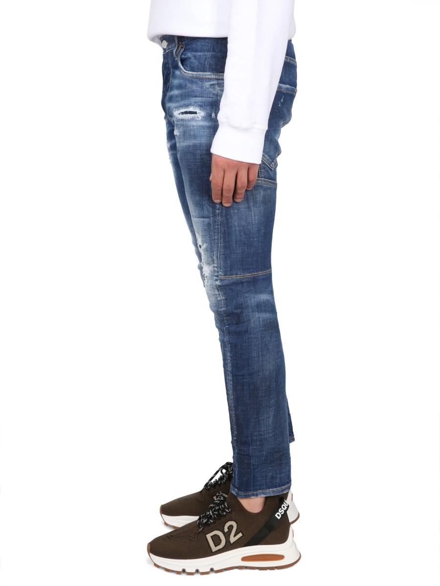 DSQUARED JEANS SAILOR IN DENIM DI COTONE