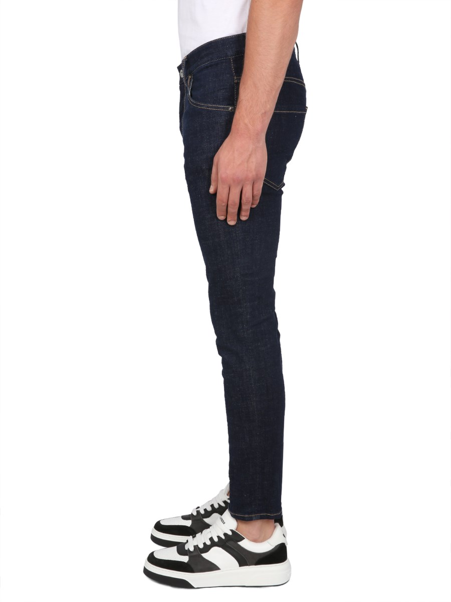 DSQUARED JEANS SKATER FIT IN DENIM DI COTONE