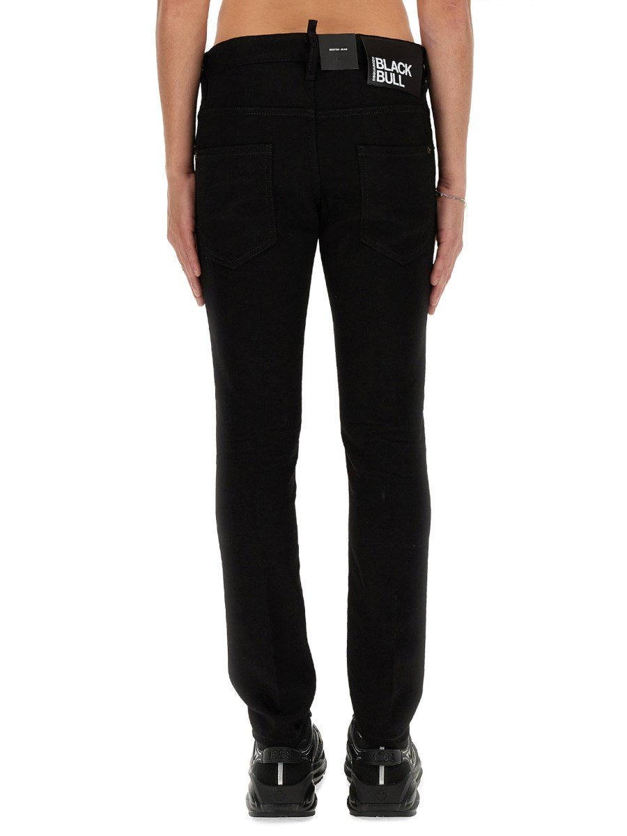 DSQUARED JEANS SKATER IN DENIM DI COTONE