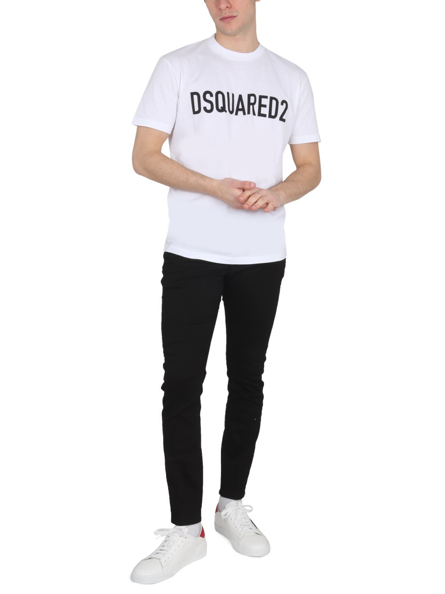 DSQUARED JEANS SKATER IN DENIM DI COTONE