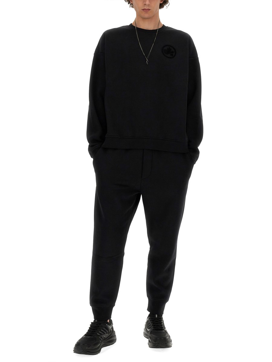 DSQUARED PANTALONE IBRA FIT IN COTONE