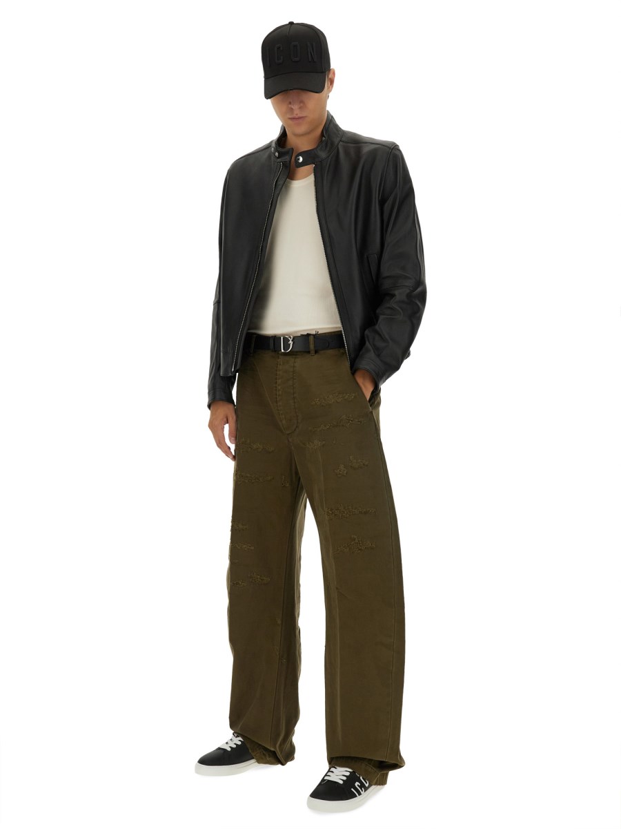 DSQUARED PANTALONE RIPPED BIG CHINO