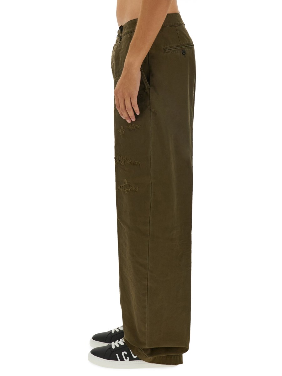 DSQUARED PANTALONE RIPPED BIG CHINO