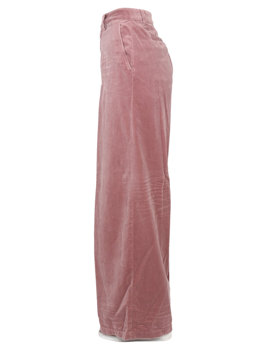 DSQUARED PANTALONE WIDE LEG A COSTE