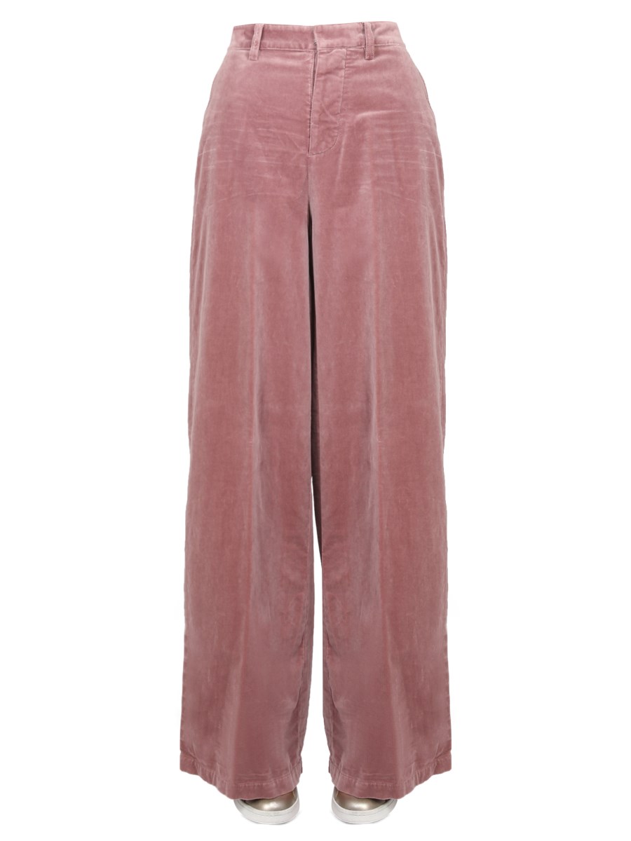 DSQUARED PANTALONE WIDE LEG A COSTE