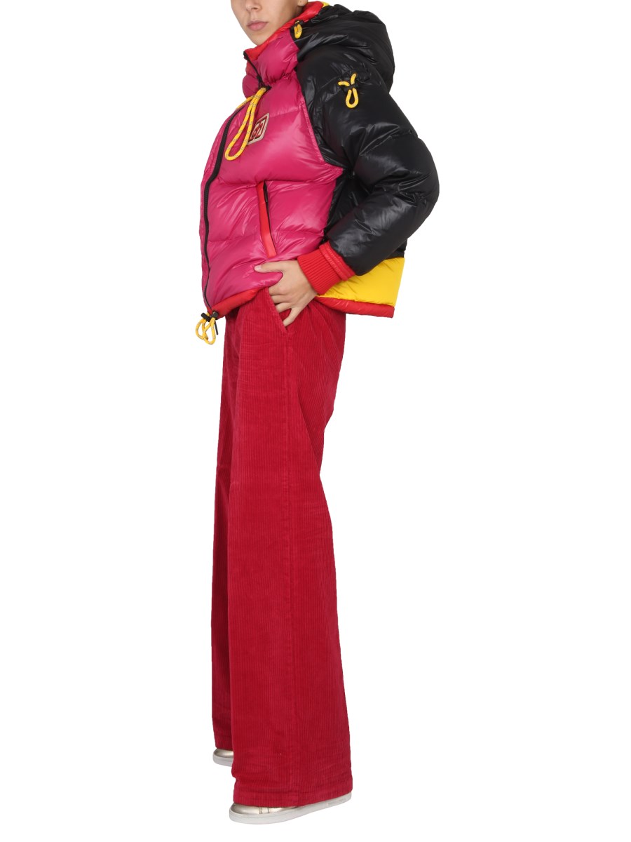 DSQUARED PANTALONE WIDE LEG A COSTE