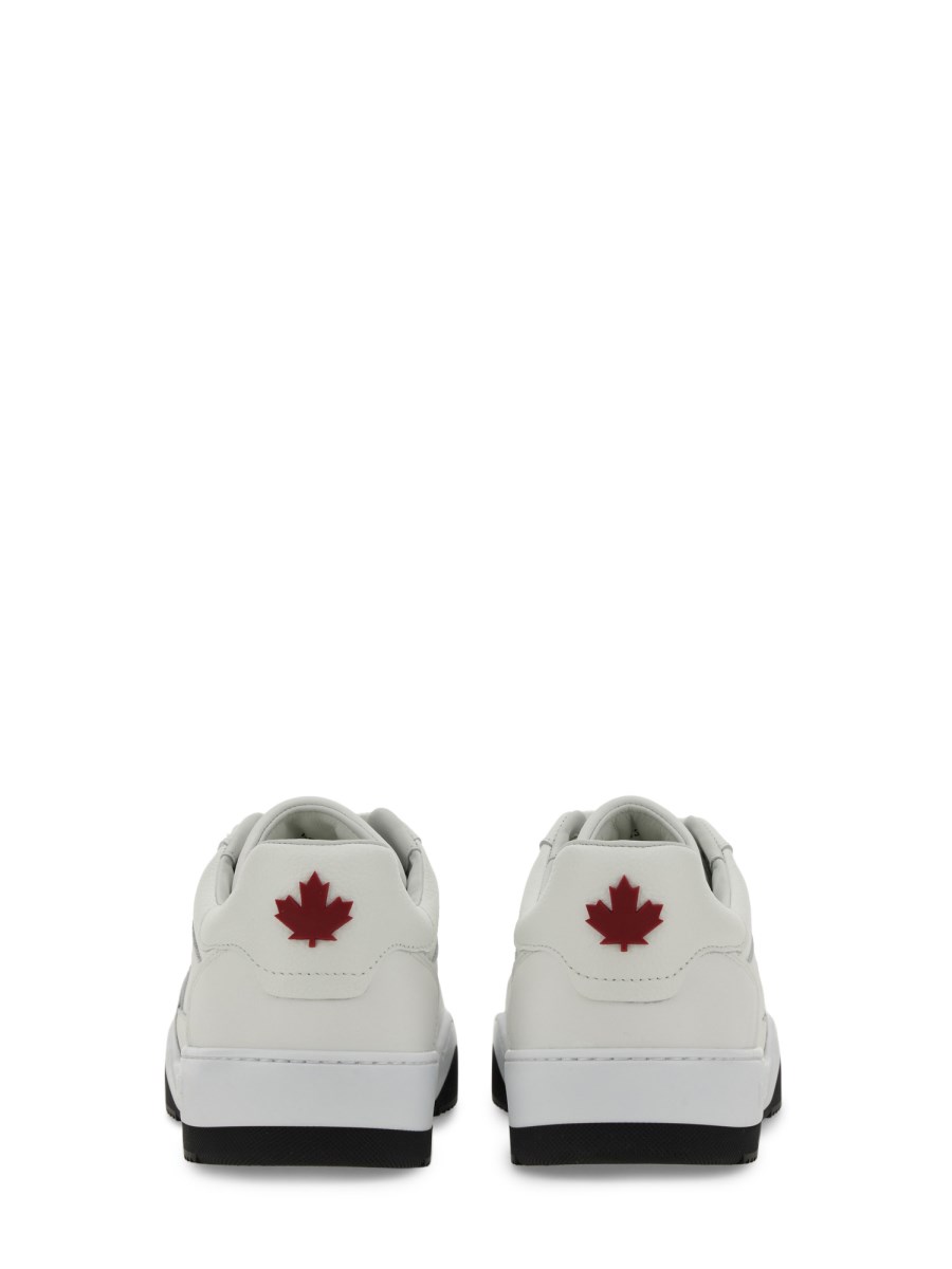 DSQUARED SNEAKER SPIKER IN PELLE