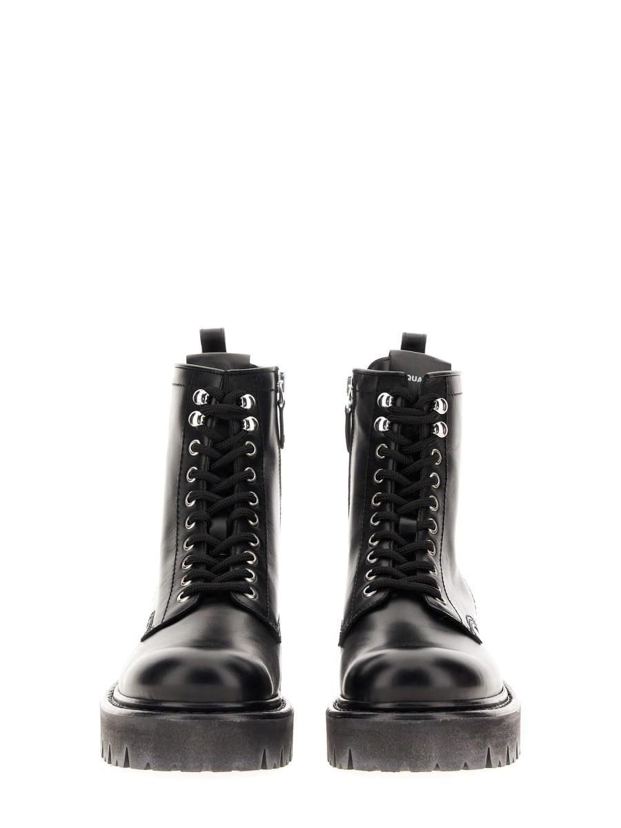 DSQUARED STIVALE ANKLE IN PELLE