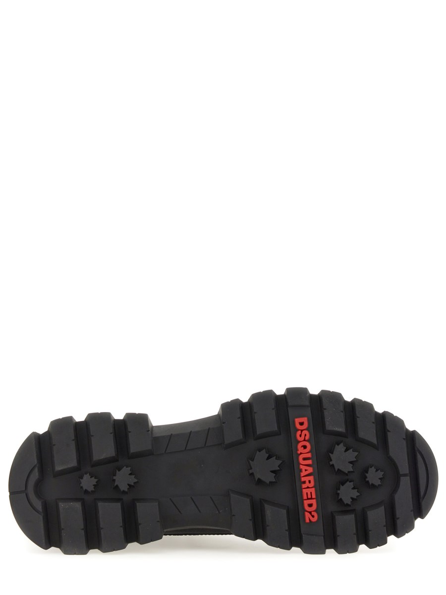 DSQUARED STIVALE CANADIAN IN PELLE