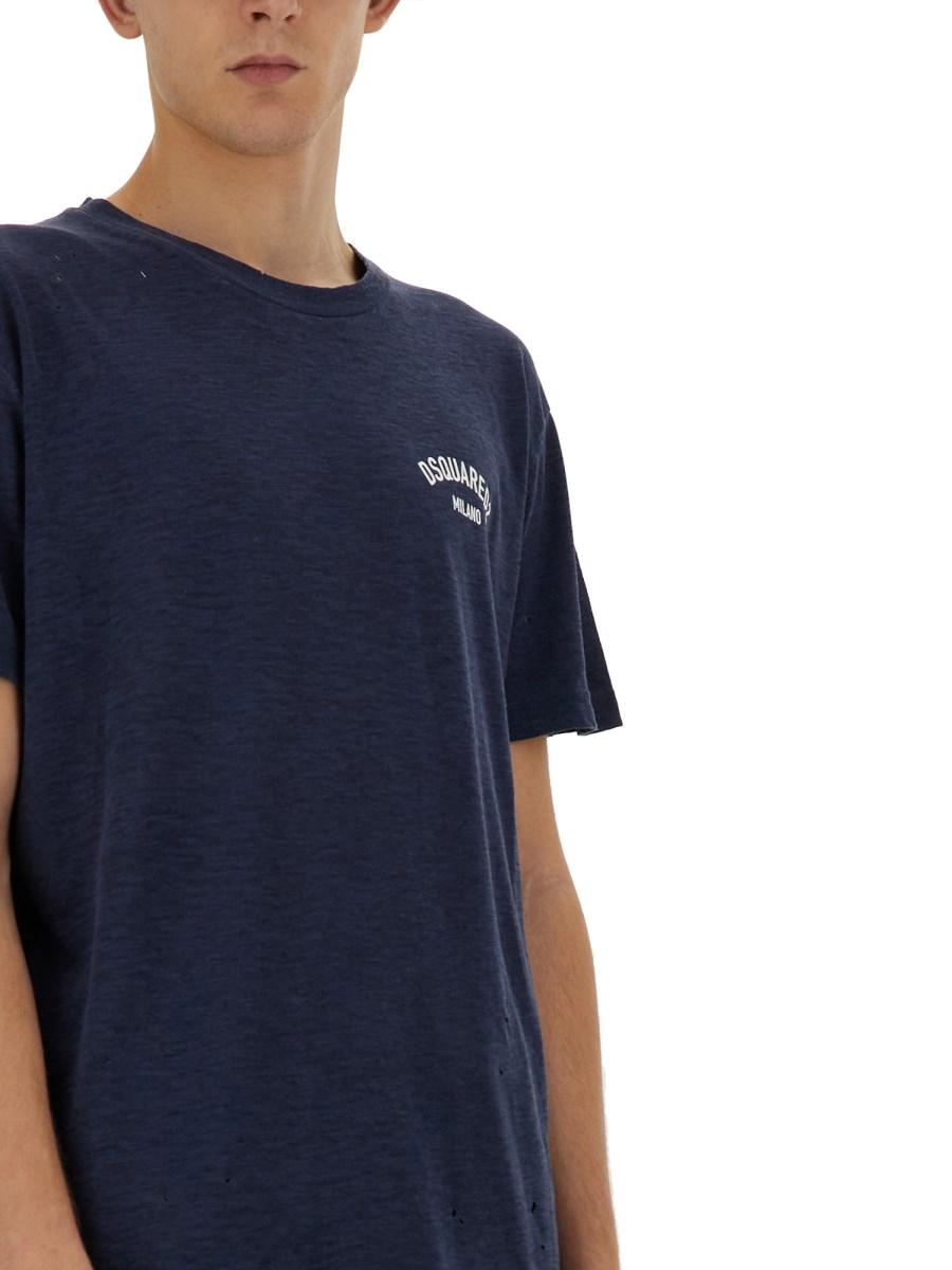 DSQUARED T-SHIRT CON LOGO