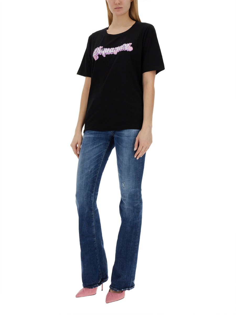 DSQUARED T-SHIRT CON LOGO