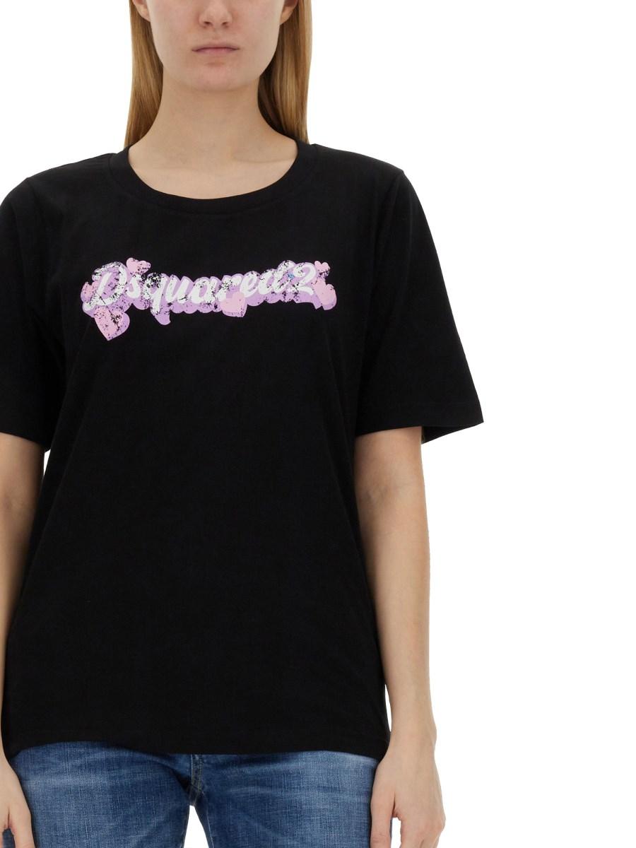 DSQUARED T-SHIRT CON LOGO