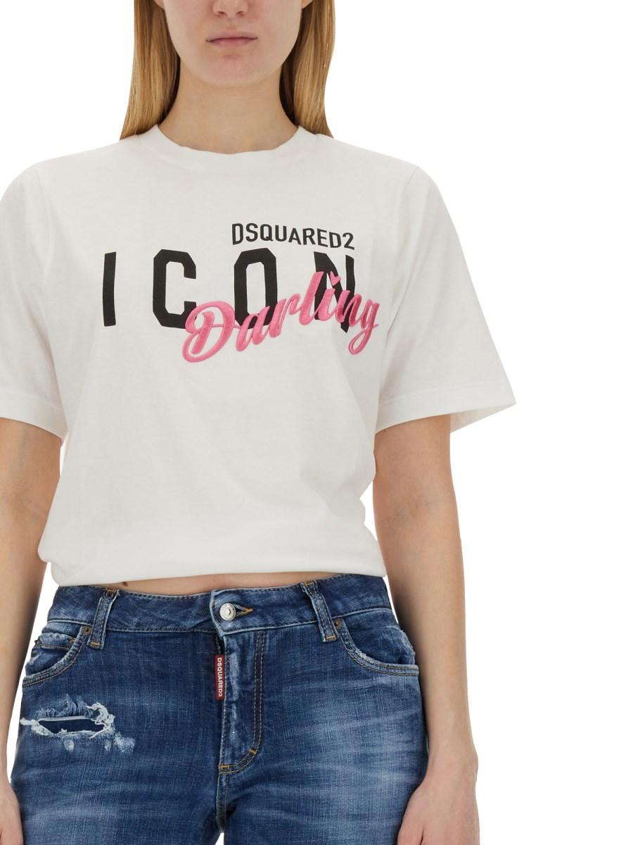 DSQUARED T-SHIRT CON LOGO